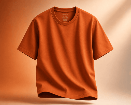 Solid Burnt Orange Unisex Tshirt