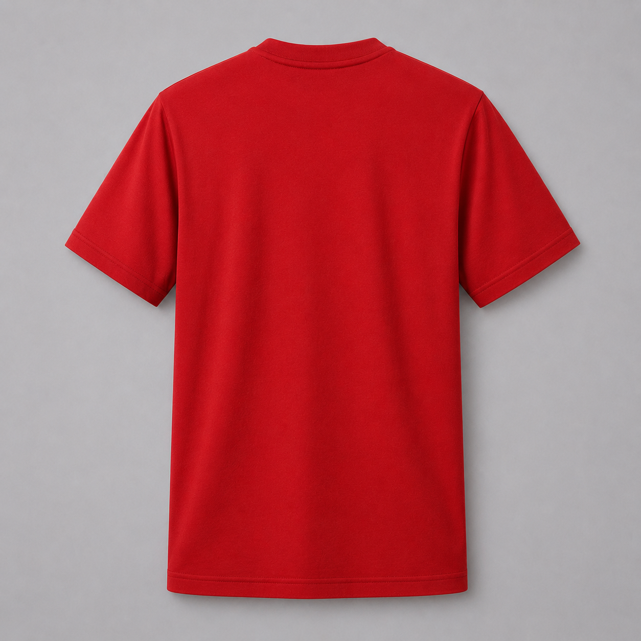 Red Tshirt on a gray background