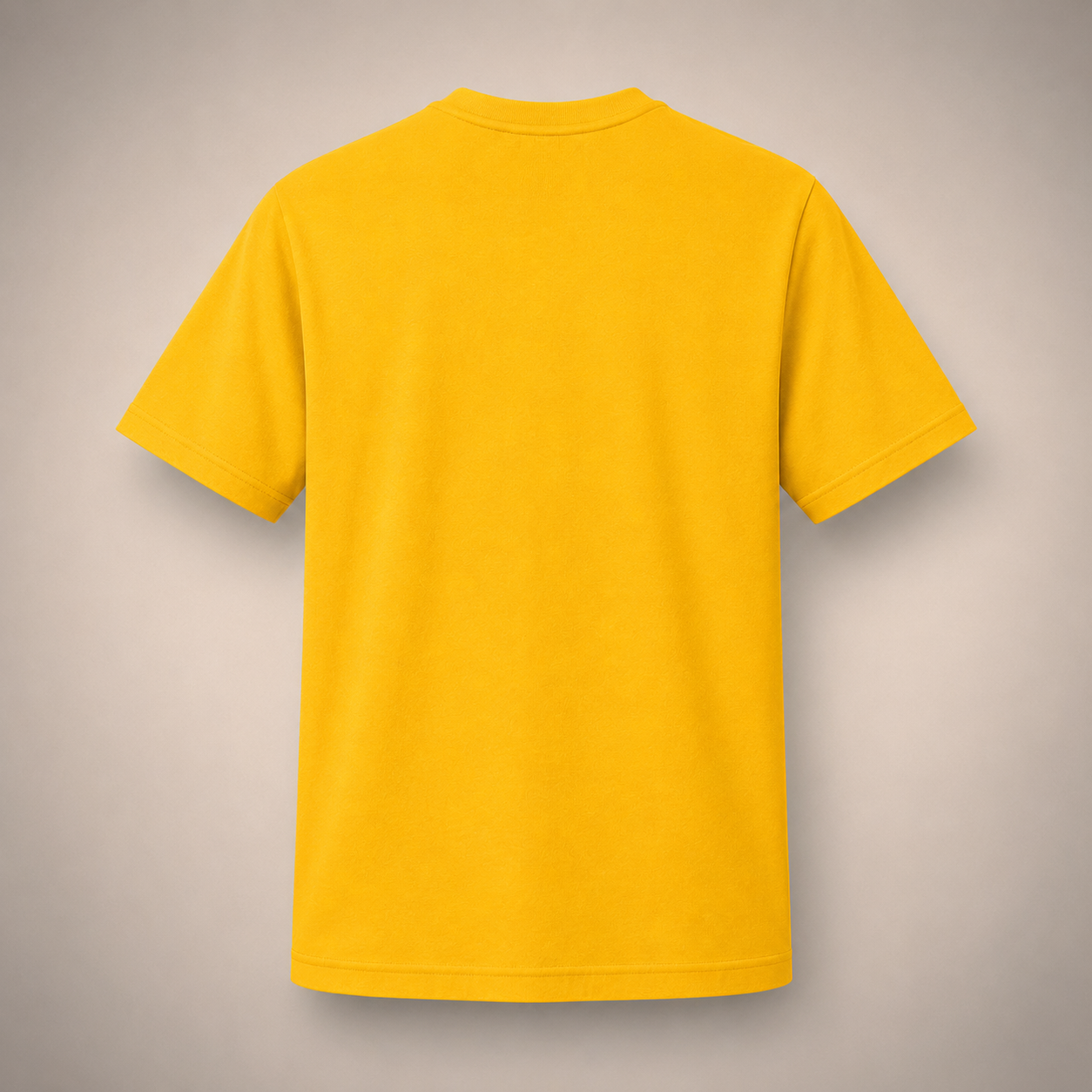 Yellow Unisex regular Back