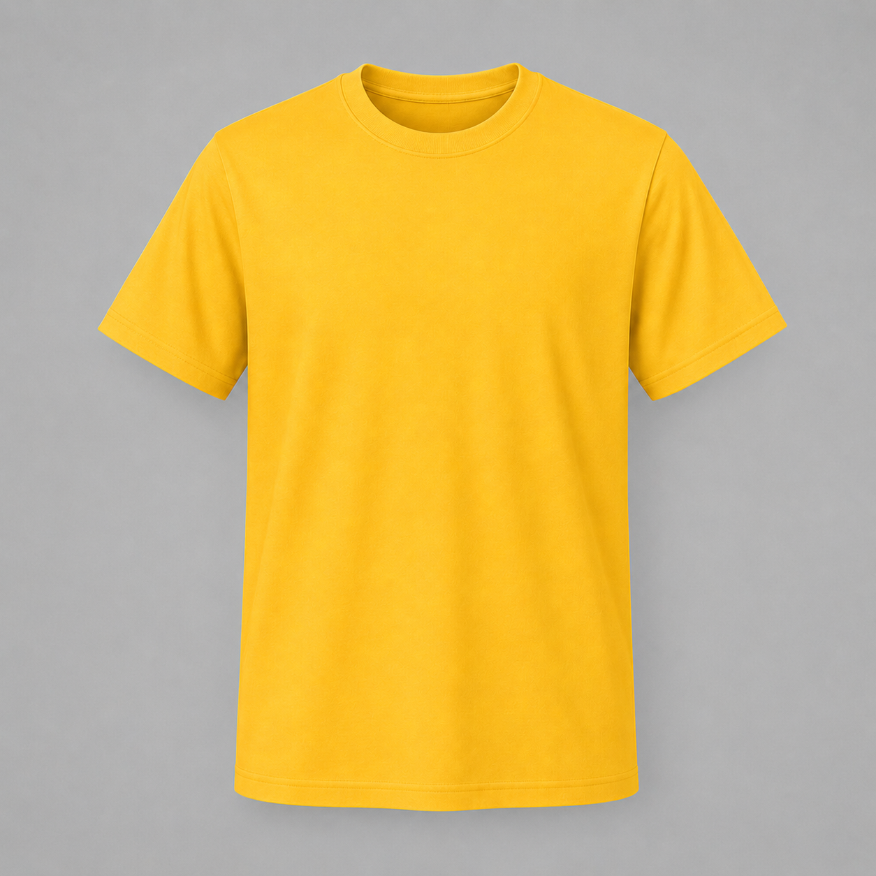 Yellow Unisex regular tshirt front