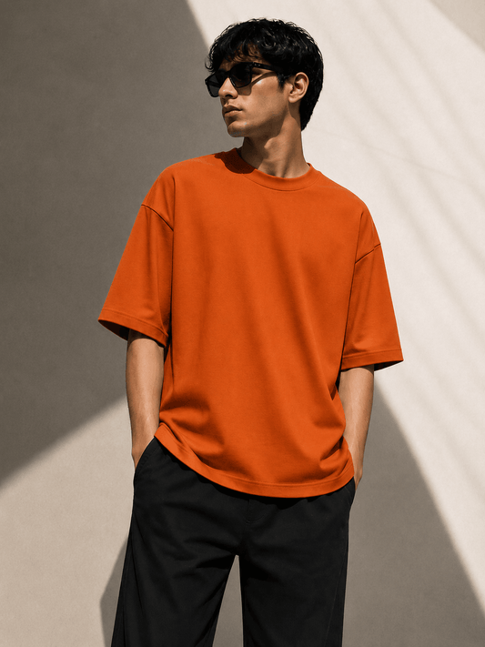 Solid Burnt Orange Unisex Tshirt